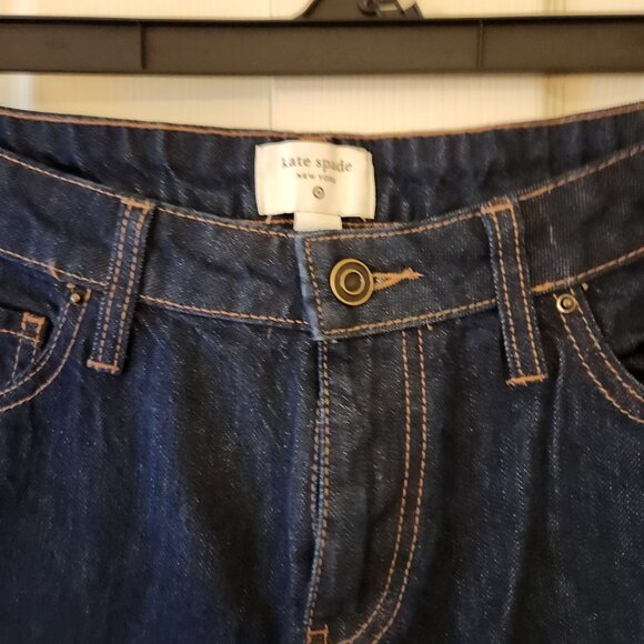 NWT Kate Spade X Target High Rise Straight Leg Cuffed Jeans Size 6 - Picture 3 of 11